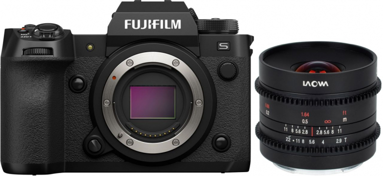 Caractéristiques techniques  Fujifilm X-H2 S + LAOWA 9mm T2.9 Zero-D Cine