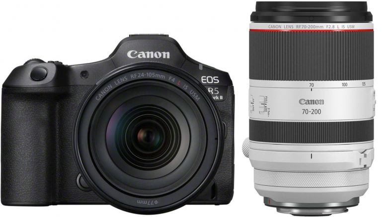 Canon EOS R5 II + RF 24-105mm f4 L IS USM + RF 70-200mm f2,8 L IS USM