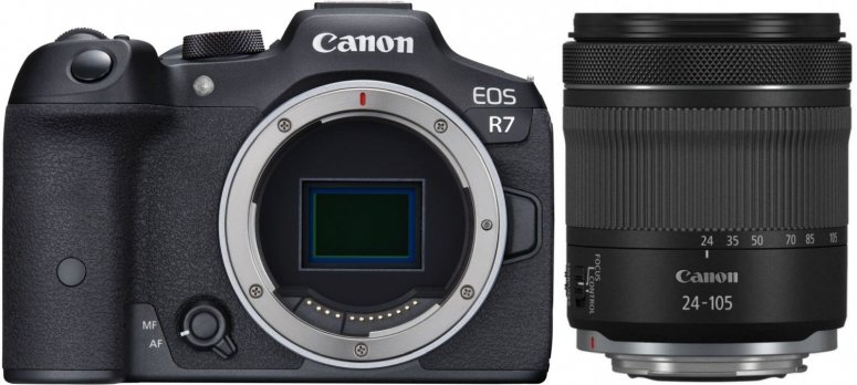 Zubehör  Canon EOS R7 + RF 24-105mm f4-7,1 IS STM