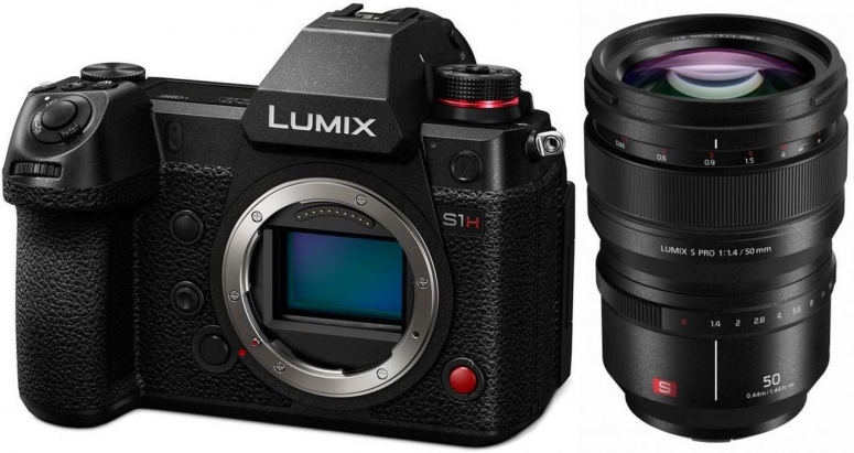 Zubehör  Panasonic Lumix DC-S1H + S Pro 50mm f1,4