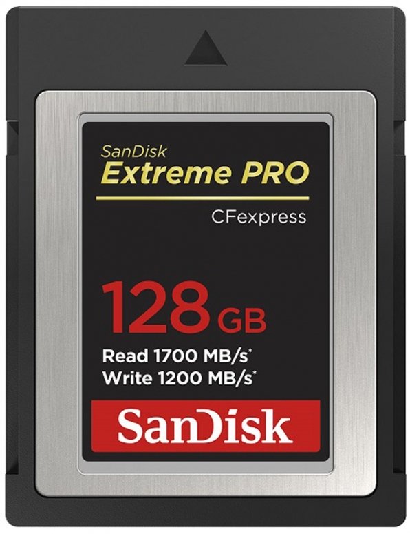 Caractéristiques techniques  SanDisk Carte Extreme PRO CFexpress 128GB