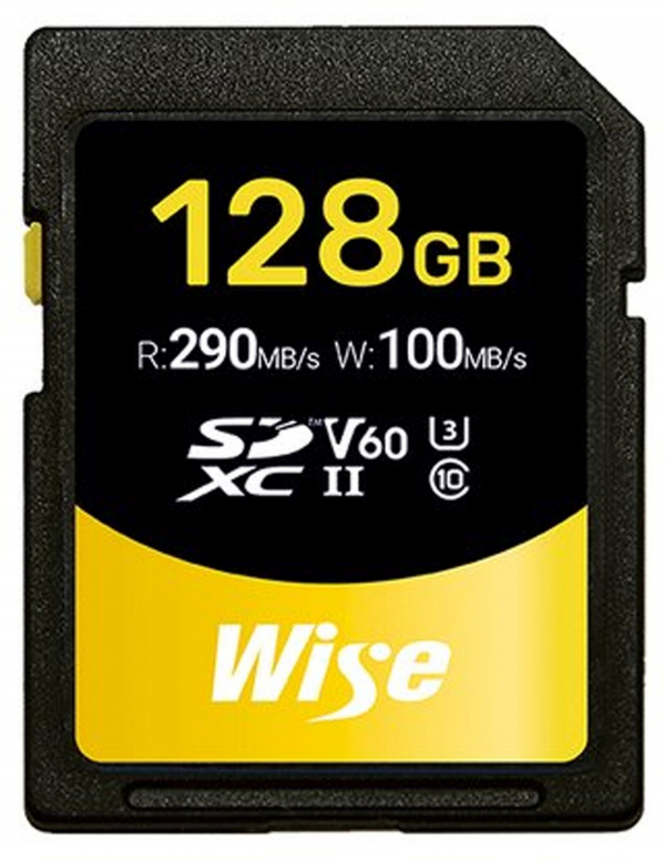 Wise SDXC UHS-II V60 128GB 290MB/s