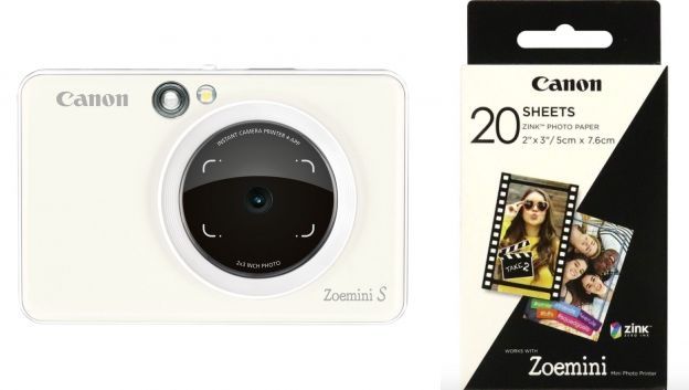 Technische Daten  Canon Zoemini S weiß + 1x ZP-2030 20 Bl. Papier