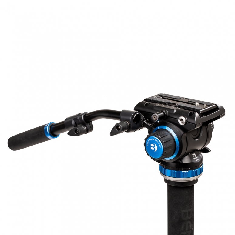 Benro Video Monopod Kit Alu A48FD + Video Head S6Pro + Stand Foto Erhardt