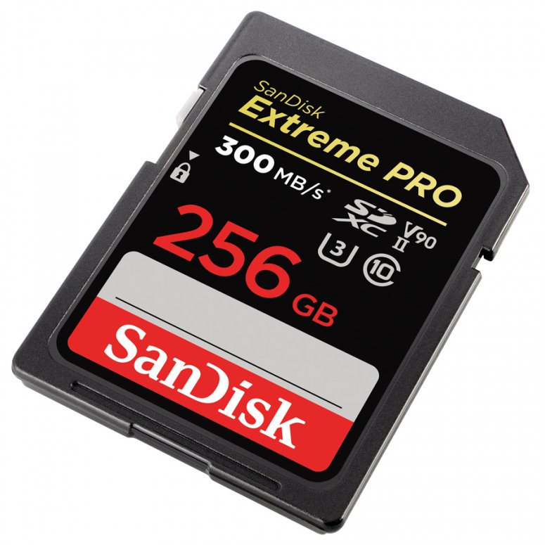 SanDisk SDXC Extreme Pro 256GB 300MB/s V90 UHS II