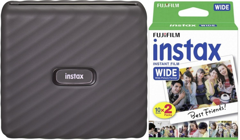 Fujifilm Instax Link WIDE gris moka +Film WIDE DP