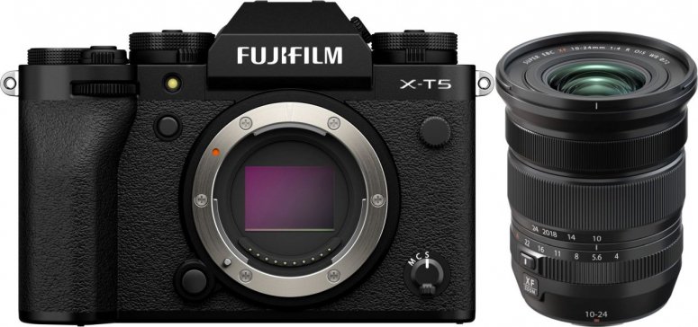 Fujifilm X-T5 boîtier noir + XF 10-24mm f4 R OIS WR