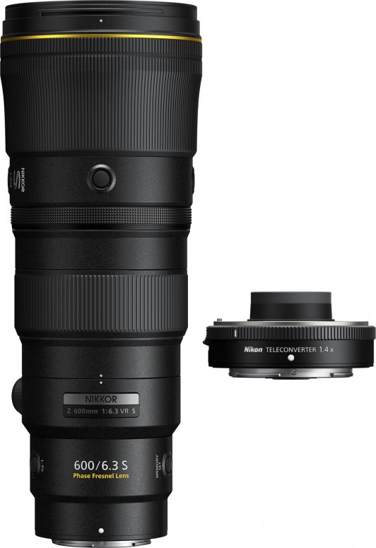 Technische Daten  Nikon Z 600mm f6,3 PF VR S + Telekonverter 1,4x