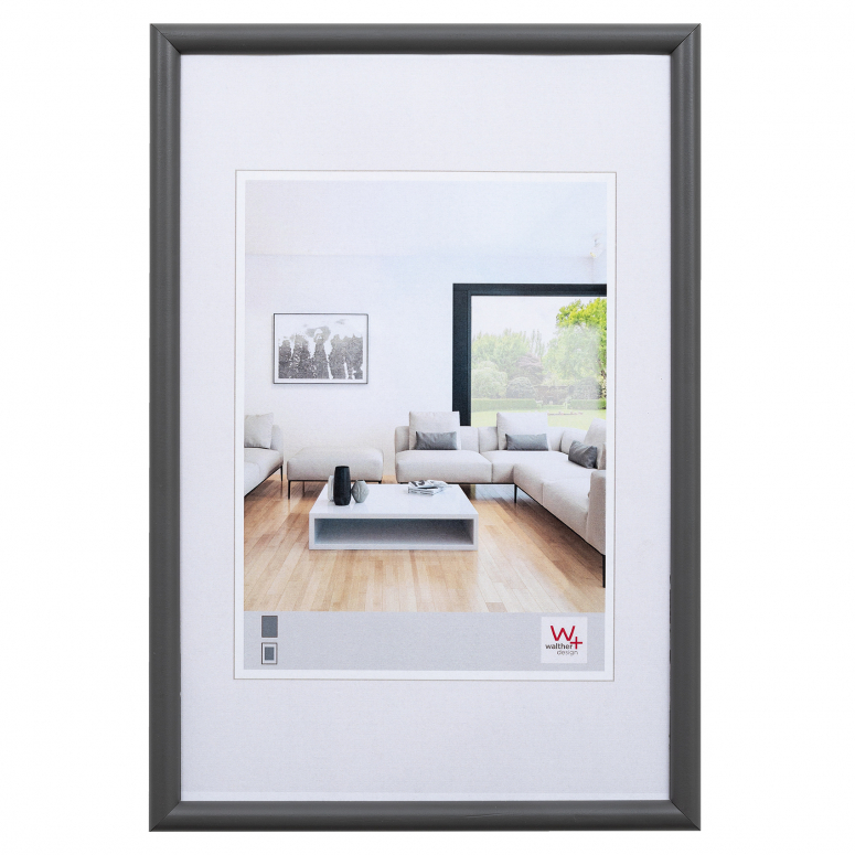 Walther Wooden frame Bolzano 13x18cm, gray