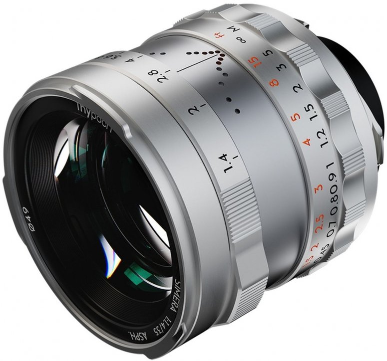 Technische Daten  Thypoch Simera 35mm f1,4 Leica M-Mount silber