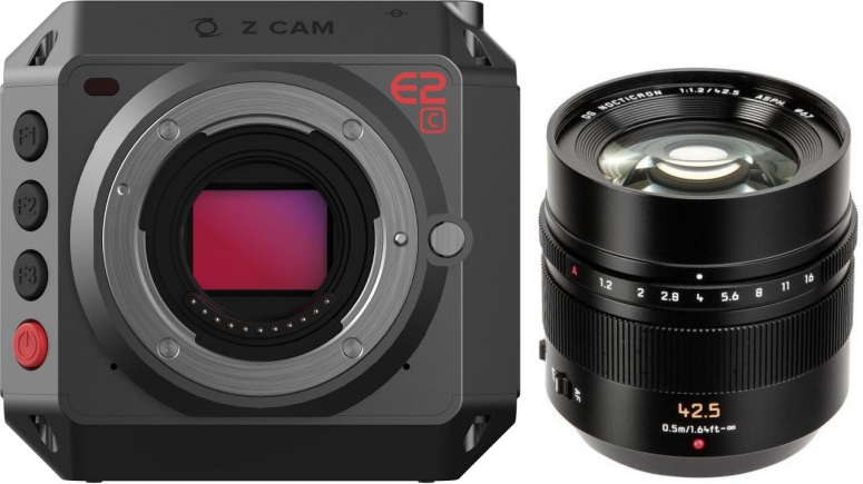 Z-Cam E2C + Panasonic Leica DG Nocticron 42,5mm f1,2 Asph. OIS