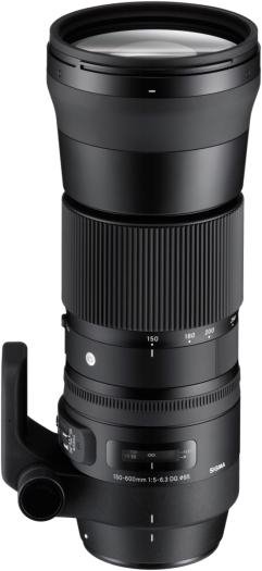 Technische Daten  Sigma 150-600mm f5,0-6,3 DG OS HSM C Canon Einzelstück