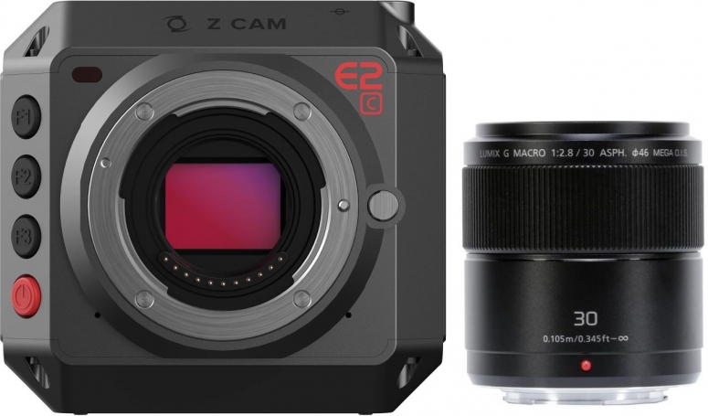 Z-Cam E2C + Panasonic Lumix G 30mm f2,8 macro