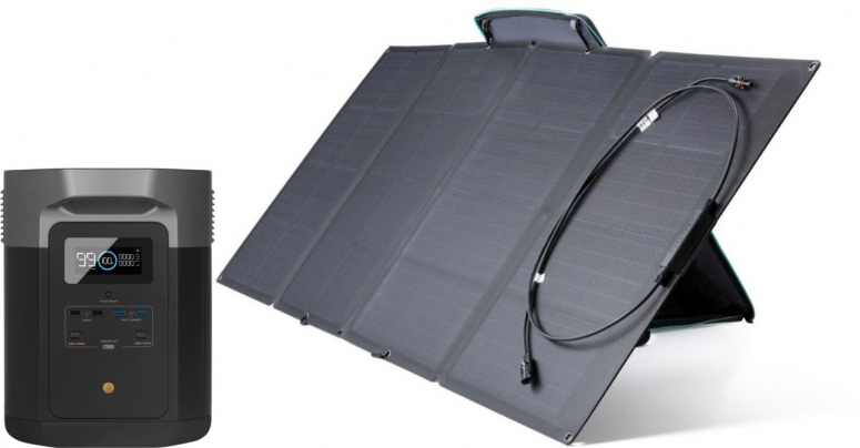 Zubehör  EcoFlow DELTA Max 2000 + 160W Solarpanel