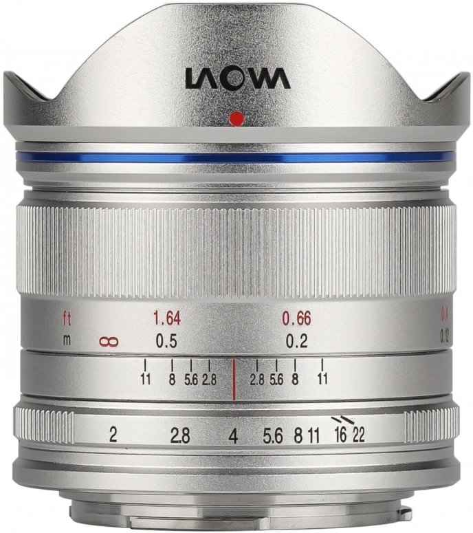 LAOWA 7,5mm f2 für MFT silber Kundenretoure