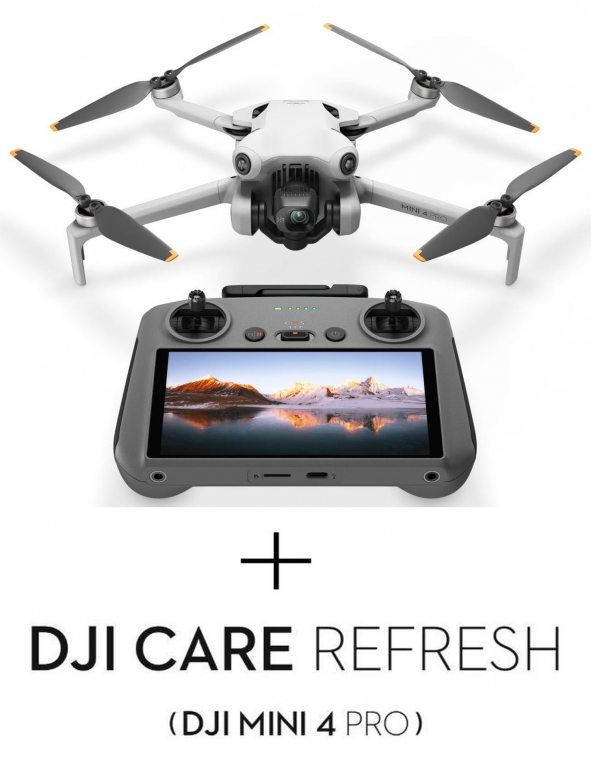 DJI Mini 4 Pro + RC 2 + Care Refresh 1 an