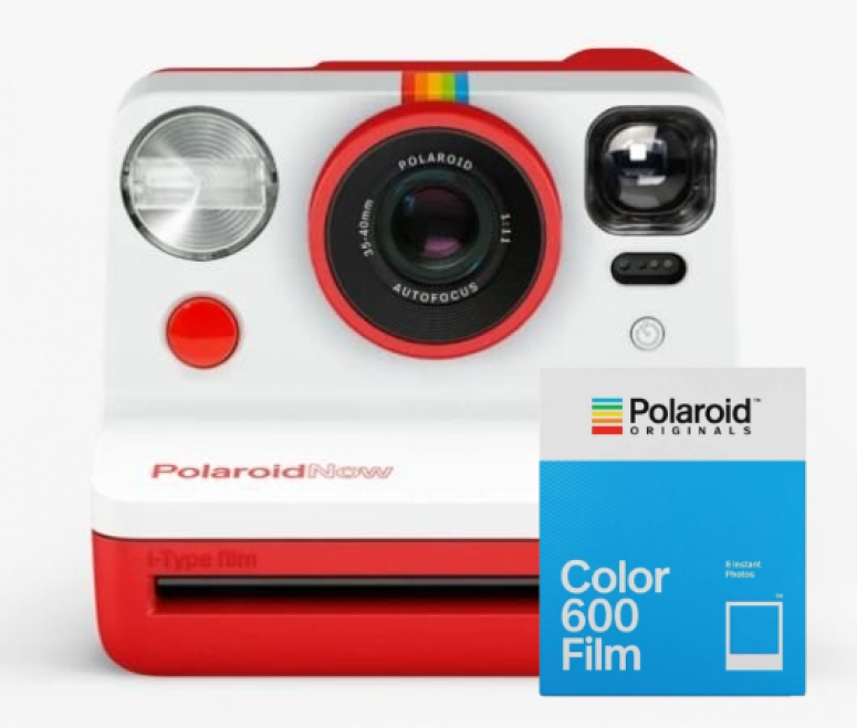 Polaroid Now Gen2 Kamera Rot + 600 Color Film 8x