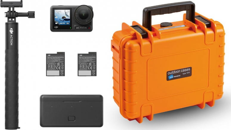 Technische Daten  DJI Osmo Action 4 Adventure Combo + B&W Case typ 1000 orange