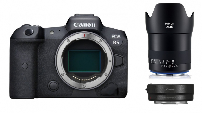 Canon EOS Ra + EF-Adapter + ZEISS Milvus 35mm f2