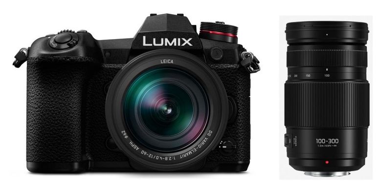 Accessoires  Panasonic Lumix DC-G9 + Leica 12-60mm + 100-300mm f4,0-5,6 II OIS