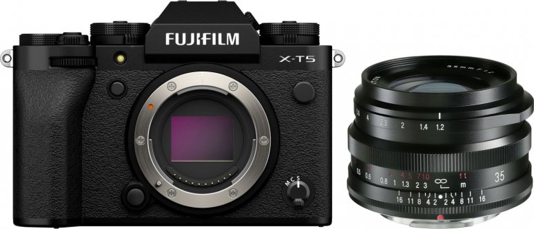 Zubehör  Fujifilm X-T5 Gehäuse + Voigtländer Nokton 35mm f1,2 X-Mount