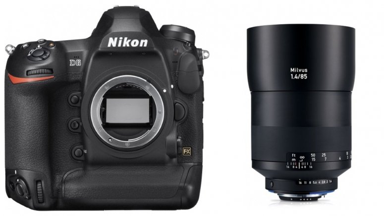 Zubehör  Nikon D6 + ZEISS Milvus 85mm f1,4