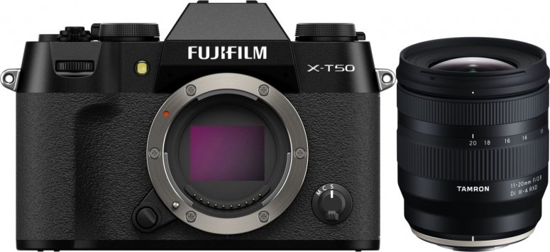 Accessoires  Fujifilm X-T50 noir + Tamron 11-20mm f2,8 Di III-A RXD