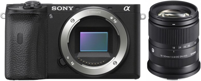 Zubehör  Sony Alpha ILCE-6600 + Sigma 18-50mm f2,8