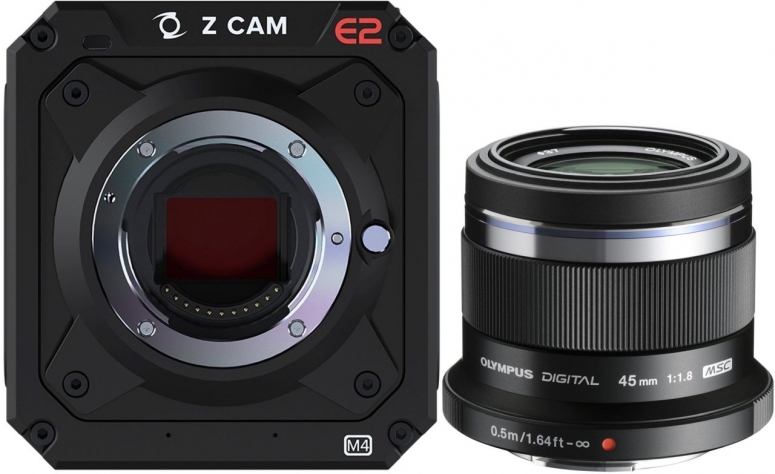 Z-Cam E2-M4 + Olympus M.Zuiko Digital 45mm f1.8 black