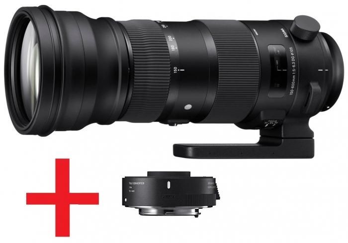 Sigma 150-600mm f5,0-6,3 OS HSM Sport + TC-1401 Converter für Canon