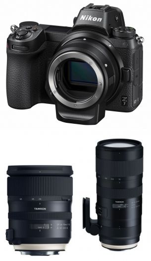 Nikon Z7 + Adapter + Tamron 24-70mm G2 + 70-200mm G2