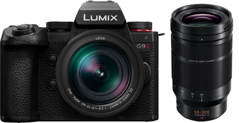 Technische Daten  Panasonic Lumix G9 II + Leica 12-60mm f2,8-4 + Leica 50-200mm f2,8-4