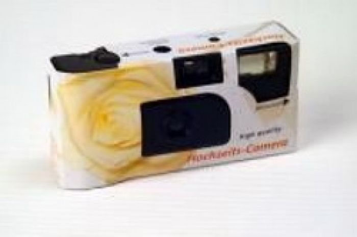 Accessoires  Appareil photo jetable avec flash Mariage ISO 400 27 prises de vue Rose