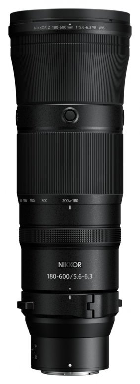 Caractéristiques techniques  Nikon Nikkor Z 180-600mm f5,6-6,3
