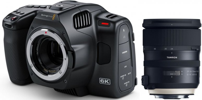 Technische Daten  Blackmagic Pocket Cinema Camera 6K Pro + Tamron SP 24-70mm f2,8 G2