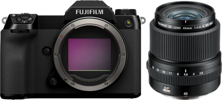 Zubehör  Fujifilm GFX 100S + Fujinon GF45mm F2.8 R WR