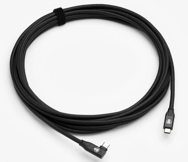 CobraTether USB-C an USB-C 90° 5m schwarz