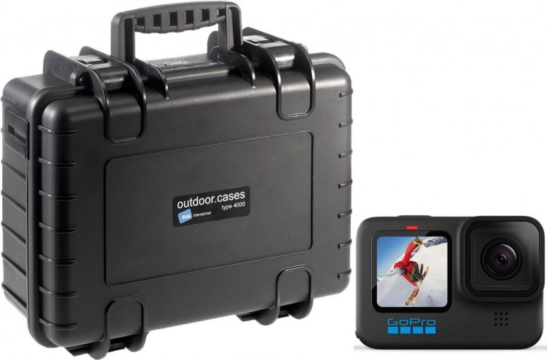 Technische Daten  GoPro HERO10 Black + B&W Case Typ 4000 schwarz