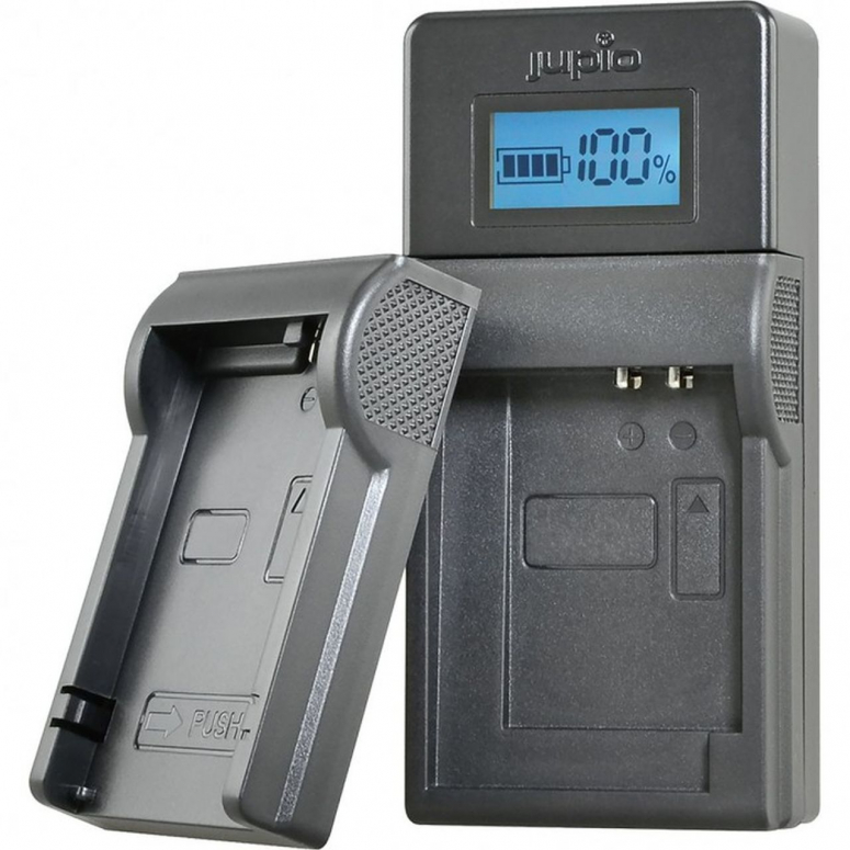 Caractéristiques techniques  Jupio USB Brand Charger Kit pour batteries Panasonic 7,2V-8,4V