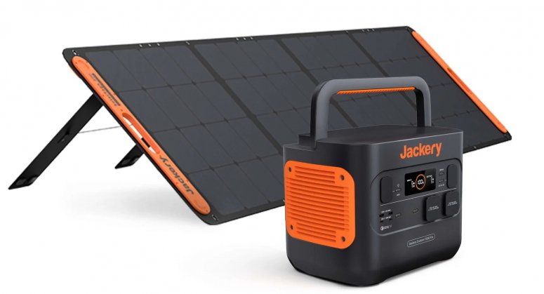 Technische Daten  Jackery Explorer 2000 EU Pro + SolarSaga 200 Solarpanel