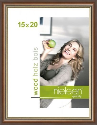 Nielsen 9009002 Ascot 10x15 dunkelbraun/Gold