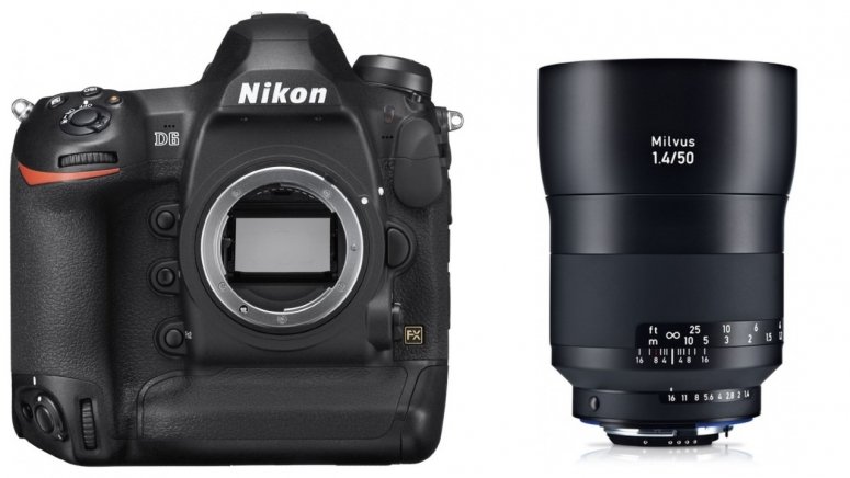 Technische Daten  Nikon D6 + ZEISS Milvus 50mm f1,4