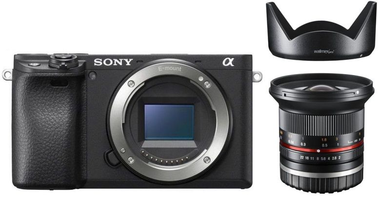 Zubehör  Sony Alpha ILCE-6400 + Walimex pro 12mm F2.0 Sony E-Mount