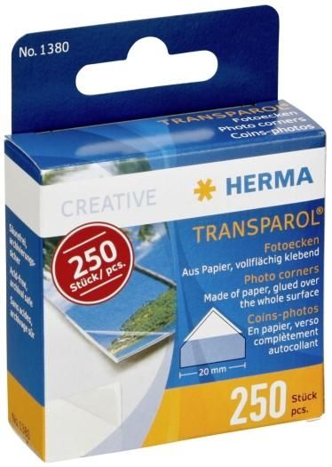 Technical Specs  Herma Transparol photo corners 250 pieces (1380)