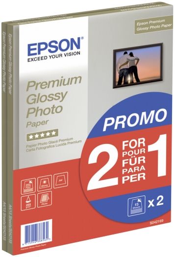 Epson Premium Photo Papier A4 glossy C13S042155