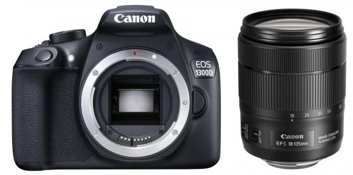 Technische Daten  Canon EOS 1300D + EF-S 18-135mm f3,5-5,6 IS STM
