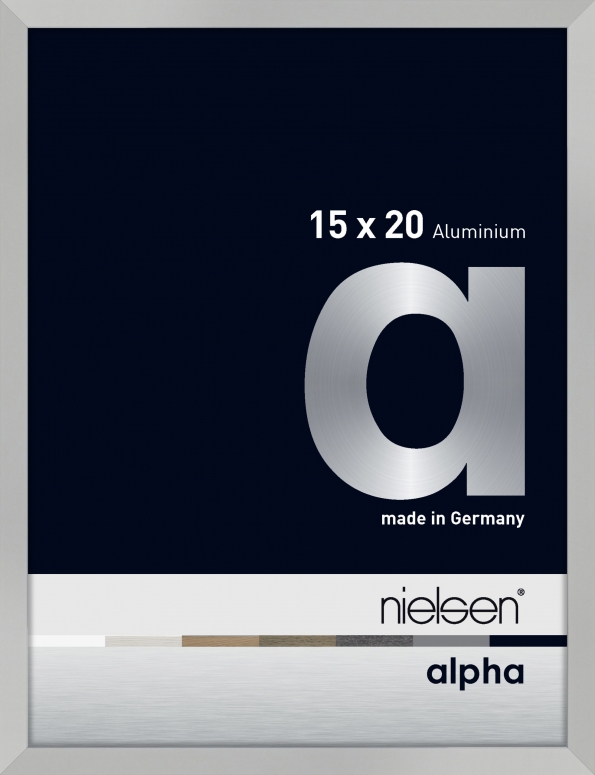 Nielsen Alu 1617004 Alpha silver matt 15x20cm