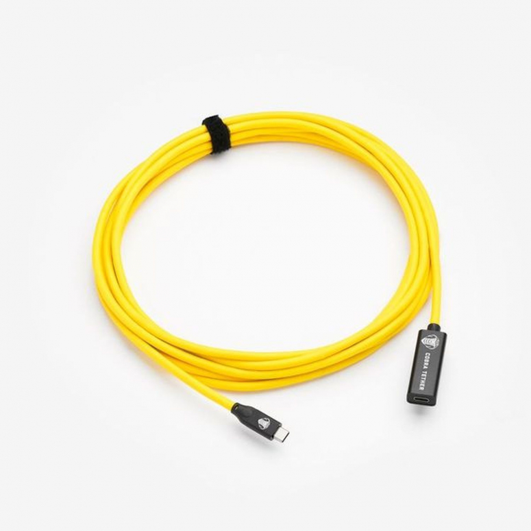 CobraTether USB-C extension cable 5m yellow