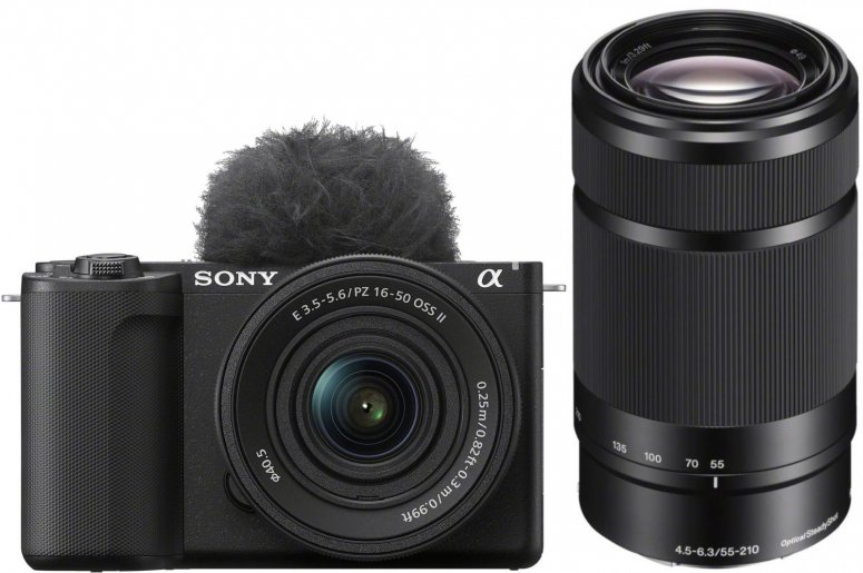 Accessories  Sony Alpha ZV-E10 II + 16-50mm + SEL 55-210mm f4.5-6.3 OSS black