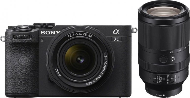 Sony Alpha ILCE-7C II schwarz + 28-60mm + 70-300mm f4,5-5,6